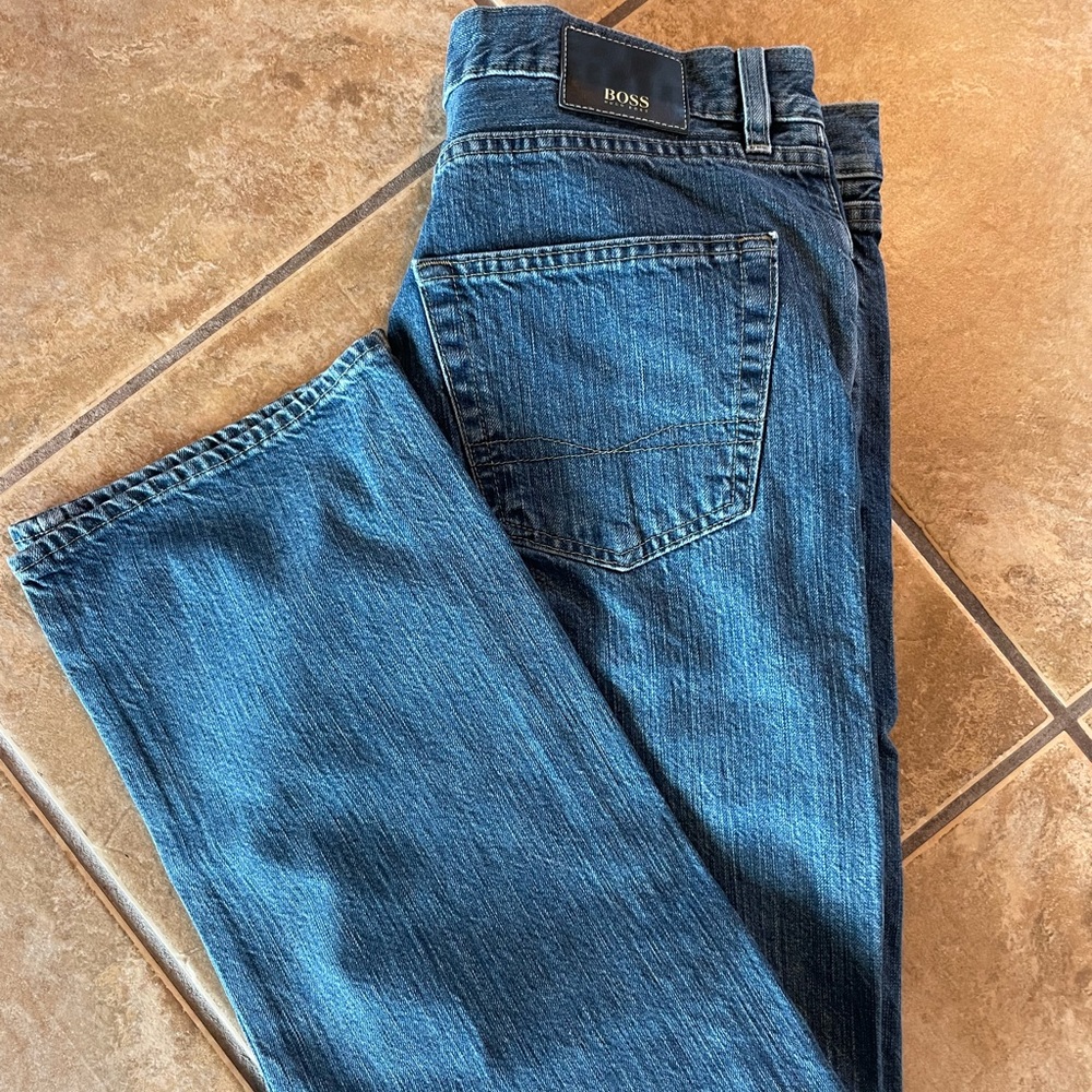 Hugo boss mens straight / bootcut jeans